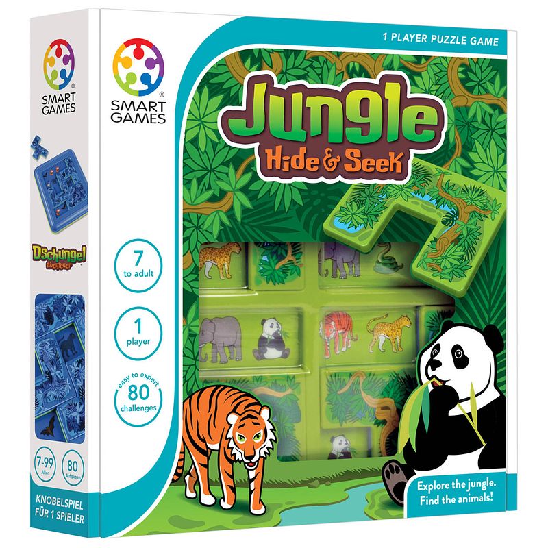 Foto van Smart games jungle hide & seek (80 opdrachten)