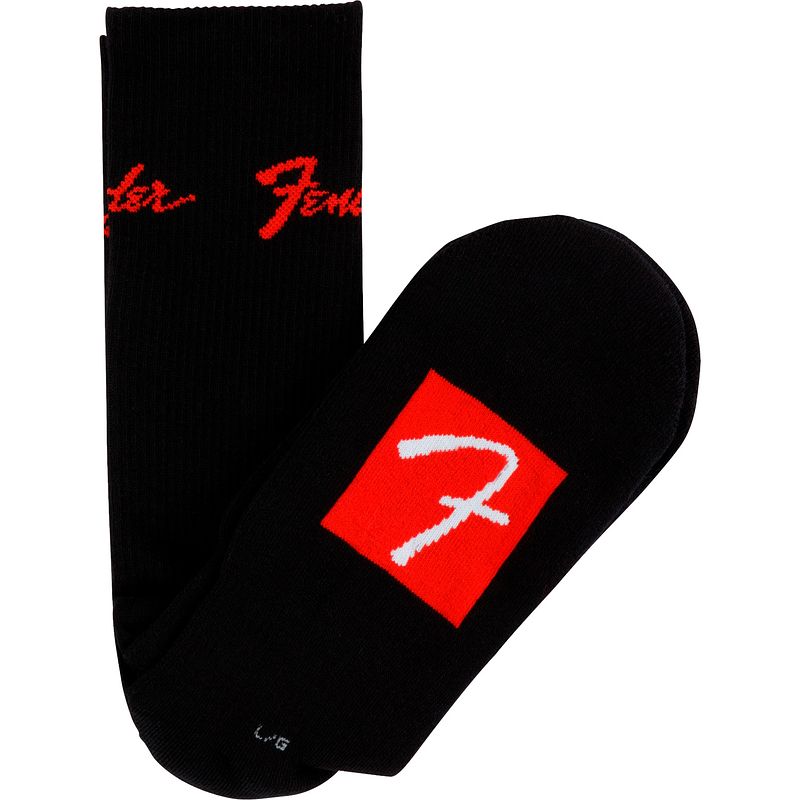 Foto van Fender logo stompsock black sokken