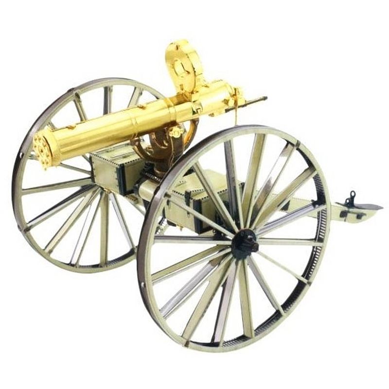 Foto van Metal earth wild west: gatling gun 11,5 cm