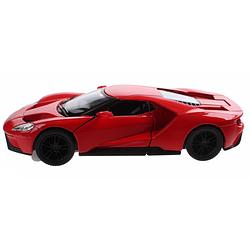 Foto van Goki metalen auto ford gt 2017 12,5 cm rood