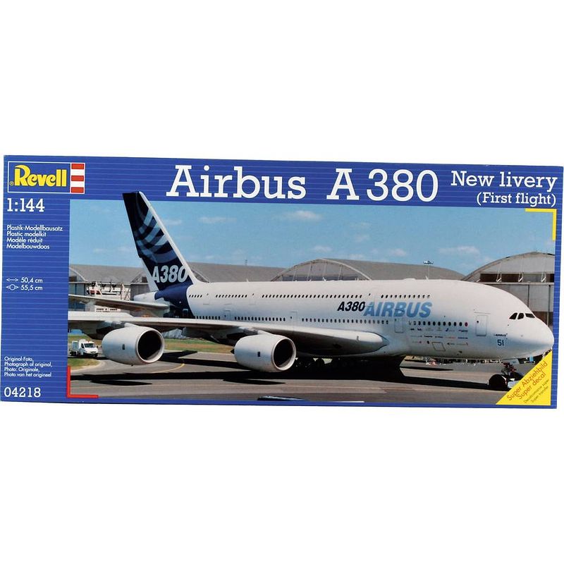 Foto van Revell 04218 airbus a 380 new livery vliegtuig (bouwpakket) 1:144