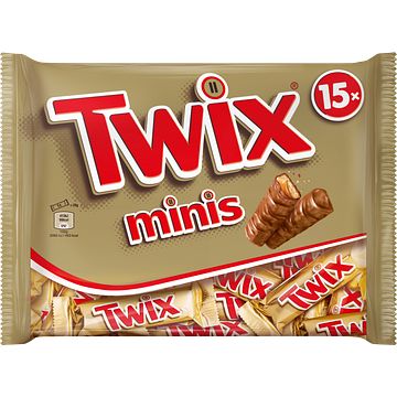 Foto van Twix mini'ss chocolade uitdeelzak 333g bij jumbo