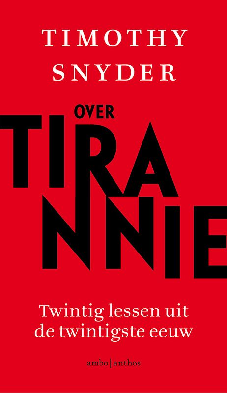 Foto van Over tirannie - timothy snyder - ebook (9789026340062)