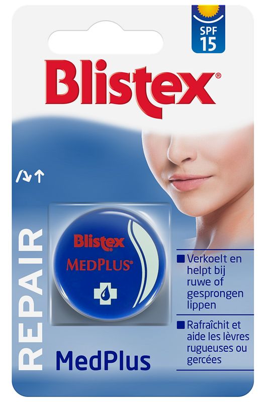 Foto van Blistex medplus spf 15 potje 7ml bij jumbo