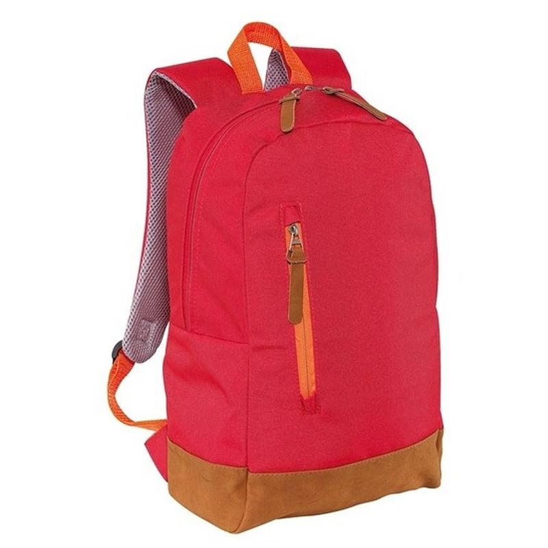 Foto van Schooltas/boekentas rood 45 cm - rugzak