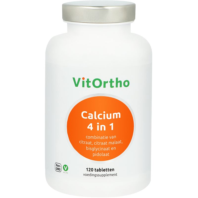 Foto van Vitortho calcium 4 in 1 tabletten