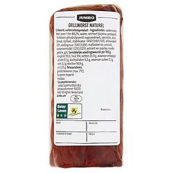 Foto van Jumbo grillworst naturel ca. 200g