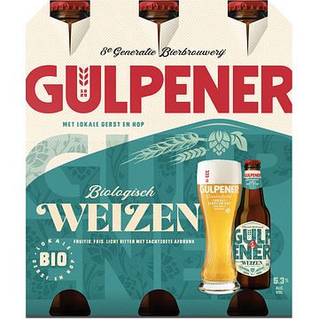 Foto van Gulpener urweizen bio flessen 6 x 300ml bij jumbo