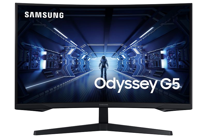 Foto van Samsung qhd gaming monitor lc32g55tqwrxen