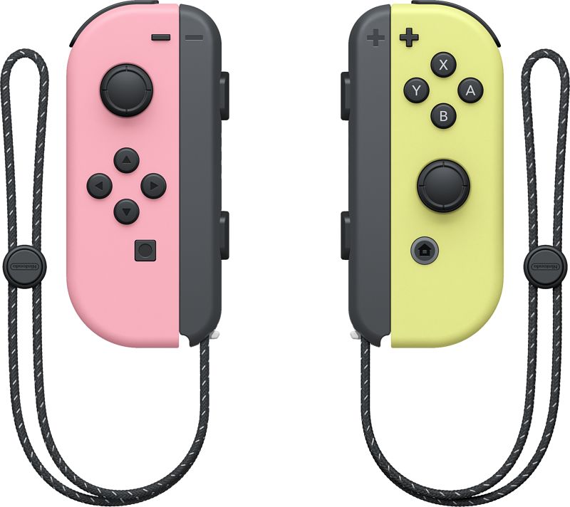 Foto van Nintendo switch joy-con set roze/geel