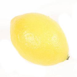 Foto van Kunstfruit citroen 8 cm - kunstbloemen