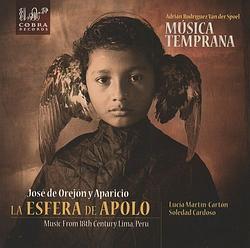 Foto van La esfera de apolo, music from 18th century lima peru - cd (8713897904024)