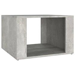 Foto van Vidaxl nachtkastje 57x55x36 cm bewerkt hout betongrijs