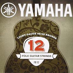 Foto van Yamaha fb12 80/20 bronze light western gitaar snarenset