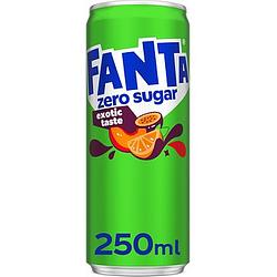 Foto van Fanta exotic zero sugar 250ml bij jumbo