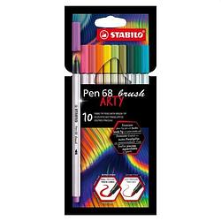 Foto van Stabilo pen 68 brush - premium brush viltstift - arty etui m