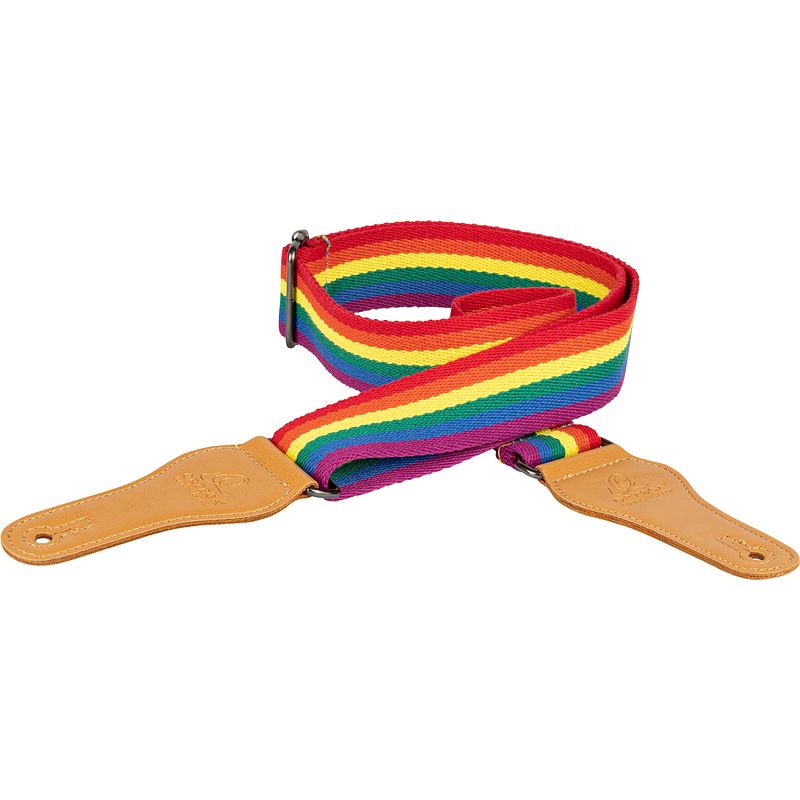 Foto van Ortega creative series ocs-570u ukulele cotton strap pride draagband voor ukelele