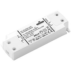 Foto van Dehner elektronik se 20-12vf (12vdc) led-transformator, led-driver constante spanning 20 w 1.67 a 12 v/dc geschikt voor meubels, overbelastingsbescherming,