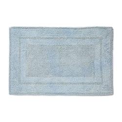 Foto van Seahorse mossa badmat - 100% katoen - badmat (60x90 cm) - gentle blue
