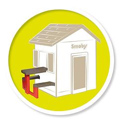 Foto van Smoby picknicktafel - alleen geschikt voor smoby speelhuis 81050, 810404, 810403, 310209 en 810200 - speelhuisaccessoire