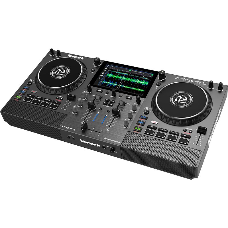 Foto van Numark mixstream pro go standalone dj-controller met ingebouwde accu