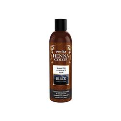 Foto van Henna color black kruidenshampoo voor donker en zwart haar 250ml