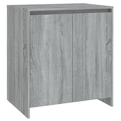 Foto van Vidaxl dressoir 70x40x73,5 cm spaanplaat grijs sonoma eikenkleurig