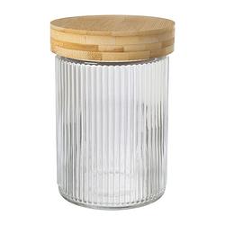 Foto van Voorraadpot met bamboe deksel - 1 liter
