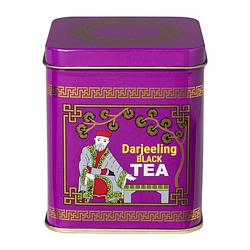 Foto van Zwarte darjeeling thee blik - 50 gr