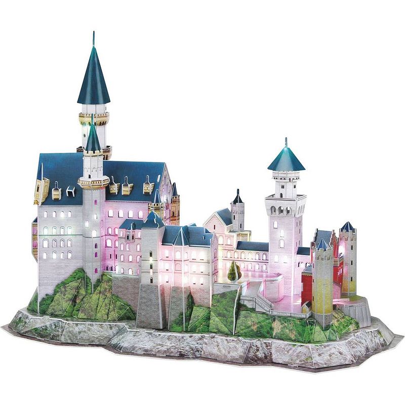 Foto van 3d-puzzel slot neuschwanstein led-editie 00151 3d-puzzle schloss neuschwanstein led-edition 1 stuk(s)