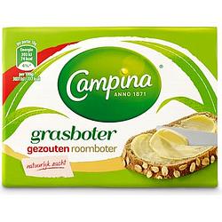 Foto van Campina botergoud gezouten grasboter wikkel 250g bij jumbo