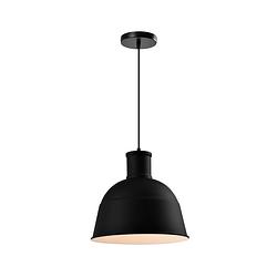 Foto van Quvio hanglamp rond zwart - quv5121l-black