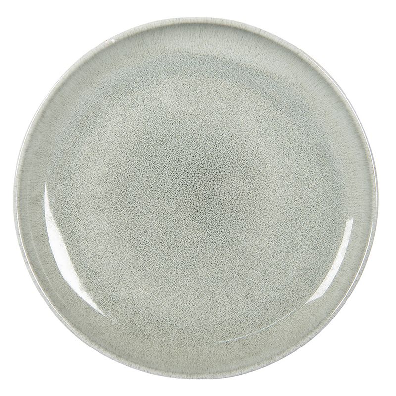 Foto van Clayre & eef servies dinerbord ø 28*3 cm groen keramiek eetbord groen eetbord