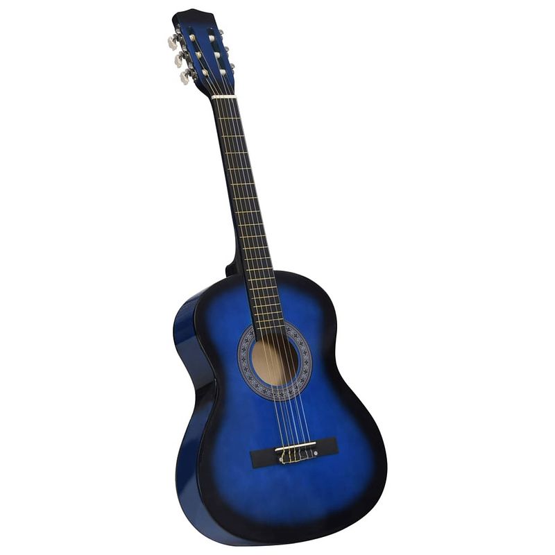 Foto van Vidaxl gitaar klassiek beginner en kinderen 3/4 36"" blauw