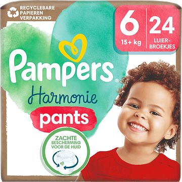 Foto van Pampers harmonie pants maat 6, 24 luierbroekjes, 15kg+ bij jumbo