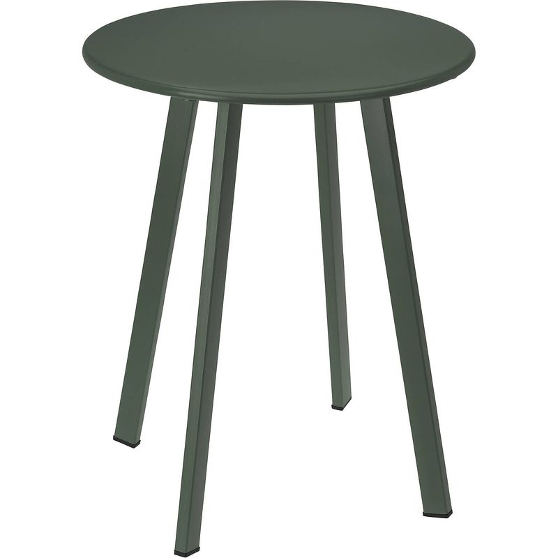 Foto van Tafel rond 40 cm mat groen