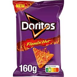 Foto van Doritos flamin hot tortilla chips 160gr bij jumbo