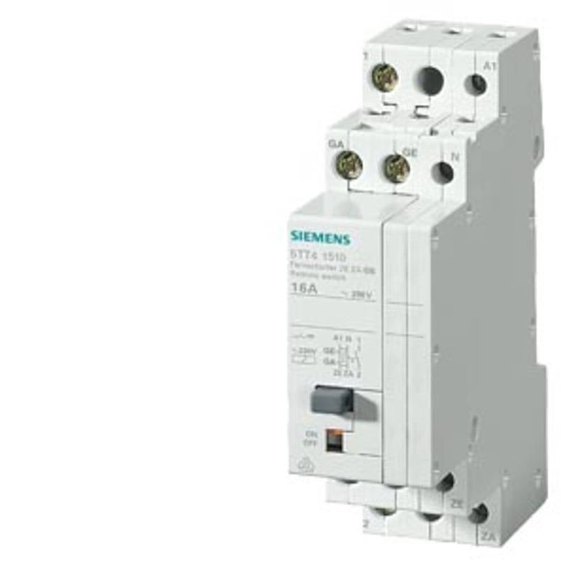 Foto van Afstandbediende schakelaar din-rail siemens 5tt4152-0 2x no 250 v 16 a 1 stuk(s)