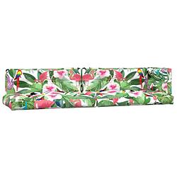 Foto van The living store palletkussens - polyester - zachte vulling - brede toepassing - 120 x 80 x 12 cm - met vogels -