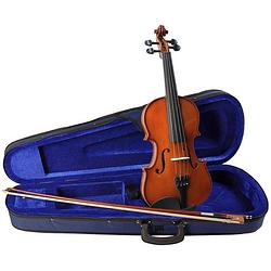 Foto van Leonardo lv-1512 basic series violin outfit 1/2 akoestische viool inclusief koffer en strijkstok