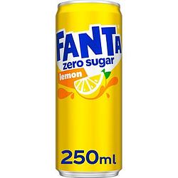 Foto van Fanta lemon zero sugar 250ml bij jumbo