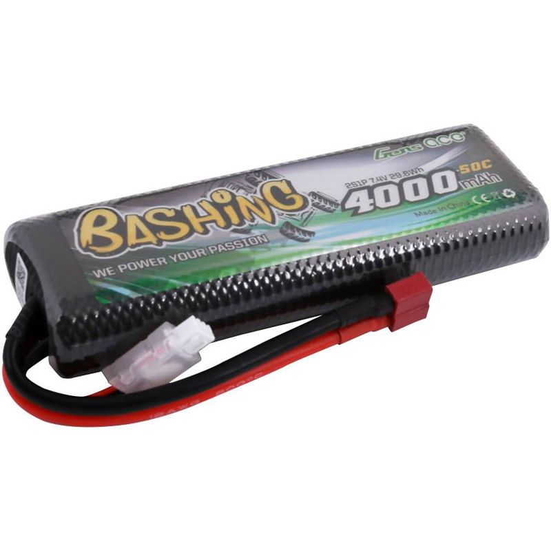 Foto van Gens ace lipo accupack 7.4 v 4000 mah aantal cellen: 2 50 c hardcase t-stekkersysteem