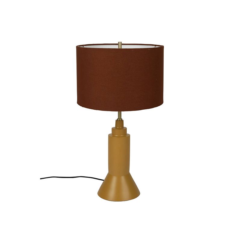 Foto van Giga meubel gm tafellamp rood - 31x31x57cm - lamp kaja