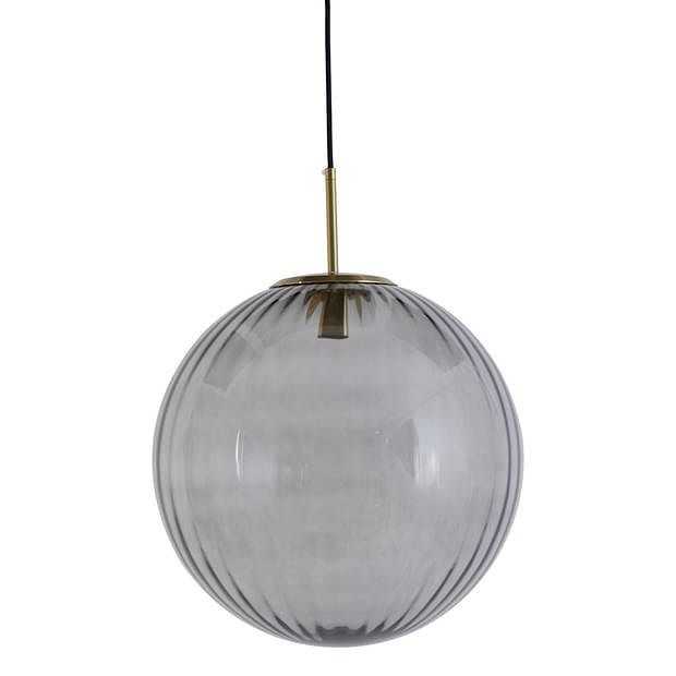 Foto van Light & living - hanglamp magdala - 48x48x48 - grijs