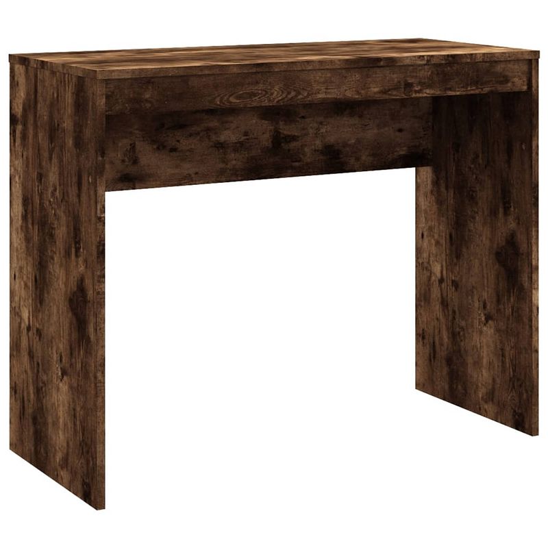 Foto van The living store bureau gerookt eiken - 90 x 40 x 72 cm - praktisch en modern