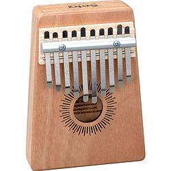 Foto van Sela se 240 kalimba mahogany 10 natural met beschermhoes