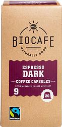 Foto van Bio cafe koffiecapsules espresso dark