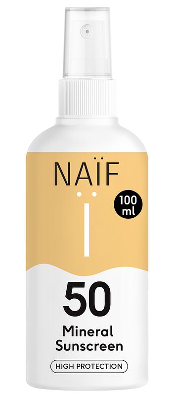 Foto van Naif minerale zonnebrand spray spf50