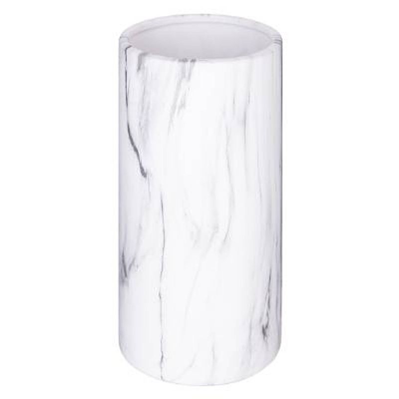 Foto van Casa di elturo deco vaas marble - marmerlook - h20 cm