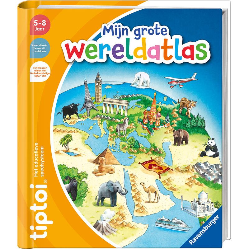 Foto van Ravensburger tiptoi uitbreiding de wereldatlas